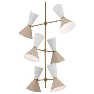 Kichler - Phix 50" 12-Light Foyer Chandelier - Lights Canada