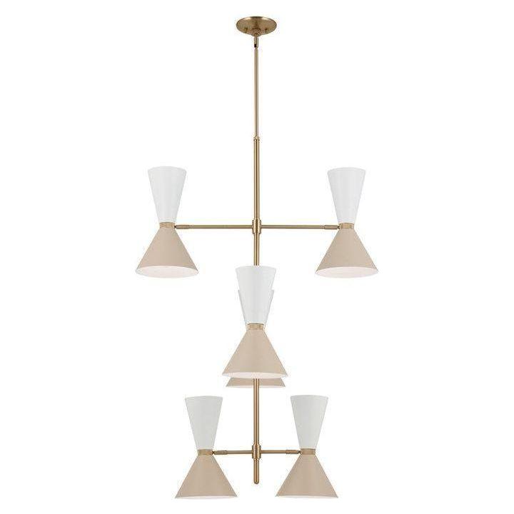 Kichler - Phix 50" 12-Light Foyer Chandelier - Lights Canada