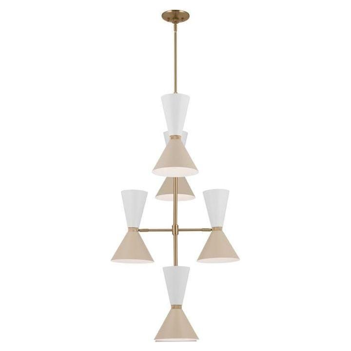 Kichler - Phix 50" 12-Light Foyer Chandelier - Lights Canada