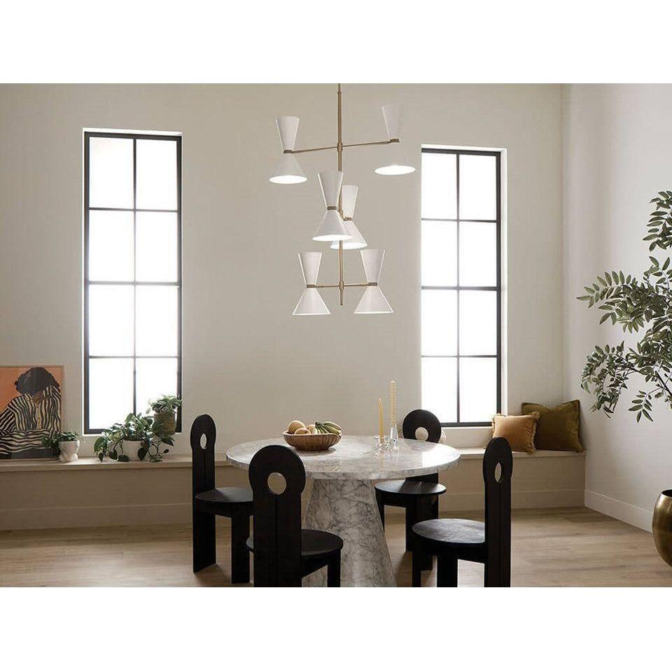 Kichler - Phix 50" 12-Light Foyer Chandelier - Lights Canada