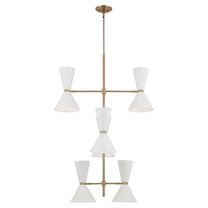 Kichler - Phix 50" 12-Light Foyer Chandelier - Lights Canada