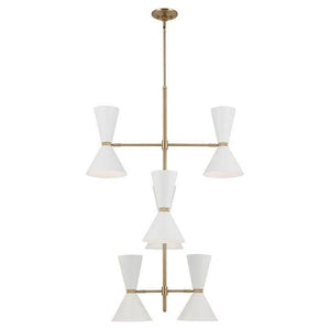 Kichler - Phix 50" 12-Light Foyer Chandelier - Lights Canada