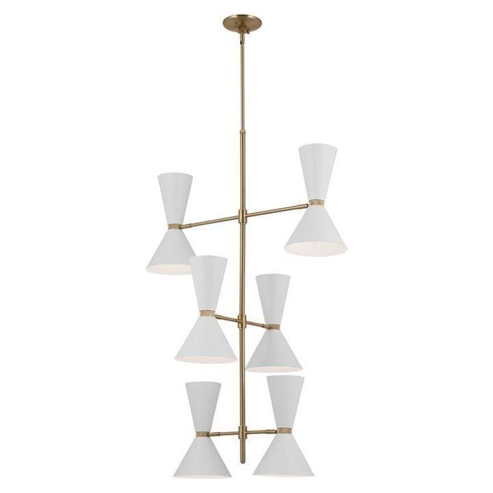 Kichler - Phix 50" 12-Light Foyer Chandelier - Lights Canada