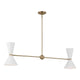 Kichler - Phix 48" 4-Light Linear Chandelier - Lights Canada