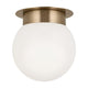 Kichler - Albers 8.0" 1-Light Flush Mount - Lights Canada