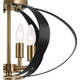 Kichler - Cecil 17.75" 4-Light Oval Flush Mount - Lights Canada