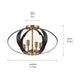 Kichler - Cecil 17.75" 4-Light Oval Flush Mount - Lights Canada