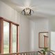 Kichler - Cecil 17.75" 4-Light Oval Flush Mount - Lights Canada