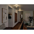 Kichler - Cecil 17.75" 4-Light Oval Flush Mount - Lights Canada