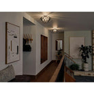 Kichler - Cecil 17.75" 4-Light Oval Flush Mount - Lights Canada