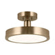 Kichler - Riu 14.25" 1-Light LED Semi Flush Mount - Lights Canada