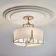 Kichler - Malen 15.5" 4-Light Semi Flush Mount / Pendant (Convertible) - Lights Canada