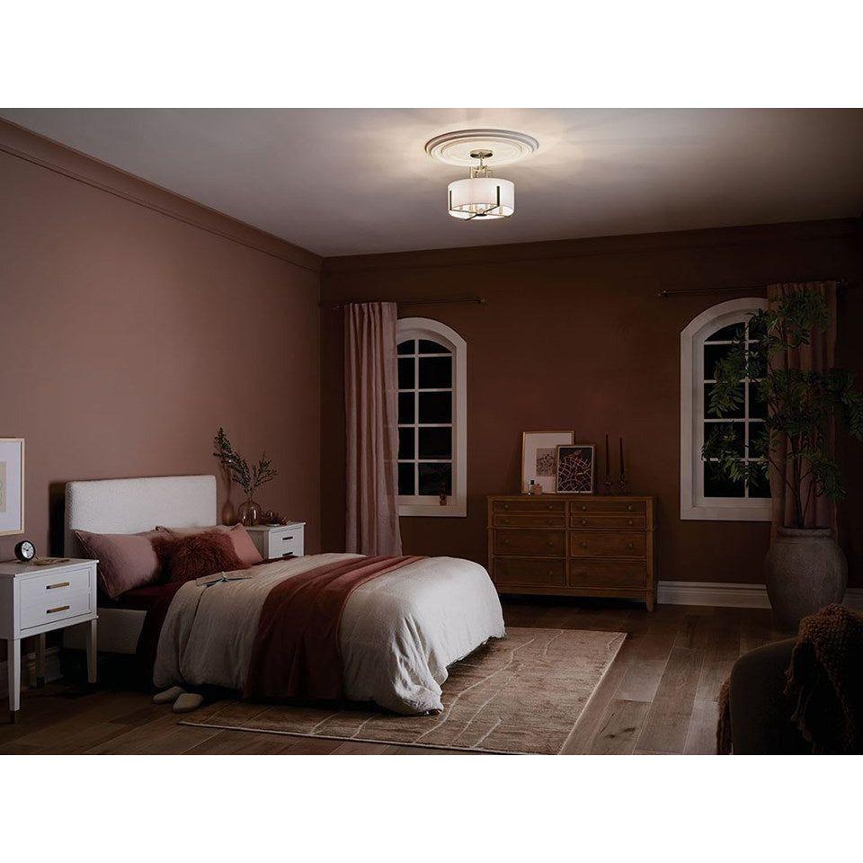 Kichler - Malen 15.5" 4-Light Semi Flush Mount / Pendant (Convertible) - Lights Canada