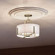 Kichler - Malen 15.5" 4-Light Semi Flush Mount / Pendant (Convertible) - Lights Canada