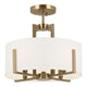 Kichler - Malen 15.5" 4-Light Semi Flush Mount / Pendant (Convertible) - Lights Canada