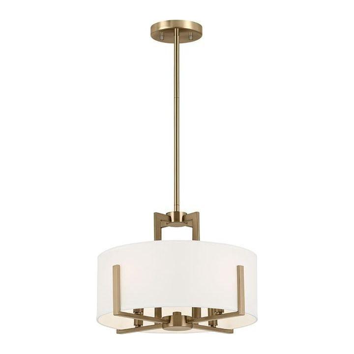 Kichler - Malen 15.5" 4-Light Semi Flush Mount / Pendant (Convertible) - Lights Canada