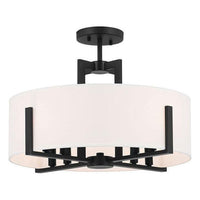 Malen 20" 8-Light Semi Flush Mount / Pendant (Convertible)
