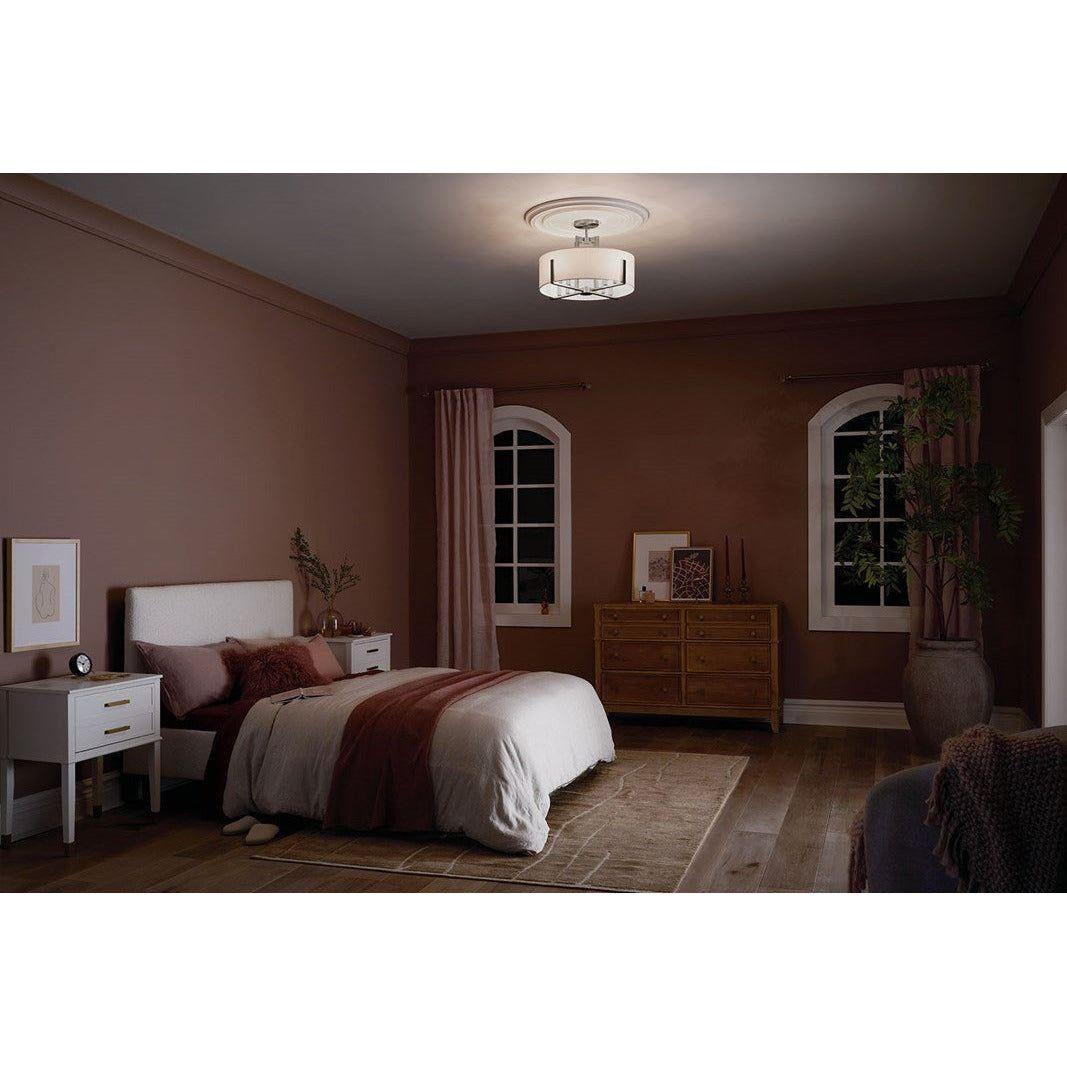 Kichler - Malen 20" 8-Light Semi Flush Mount / Pendant (Convertible) - Lights Canada