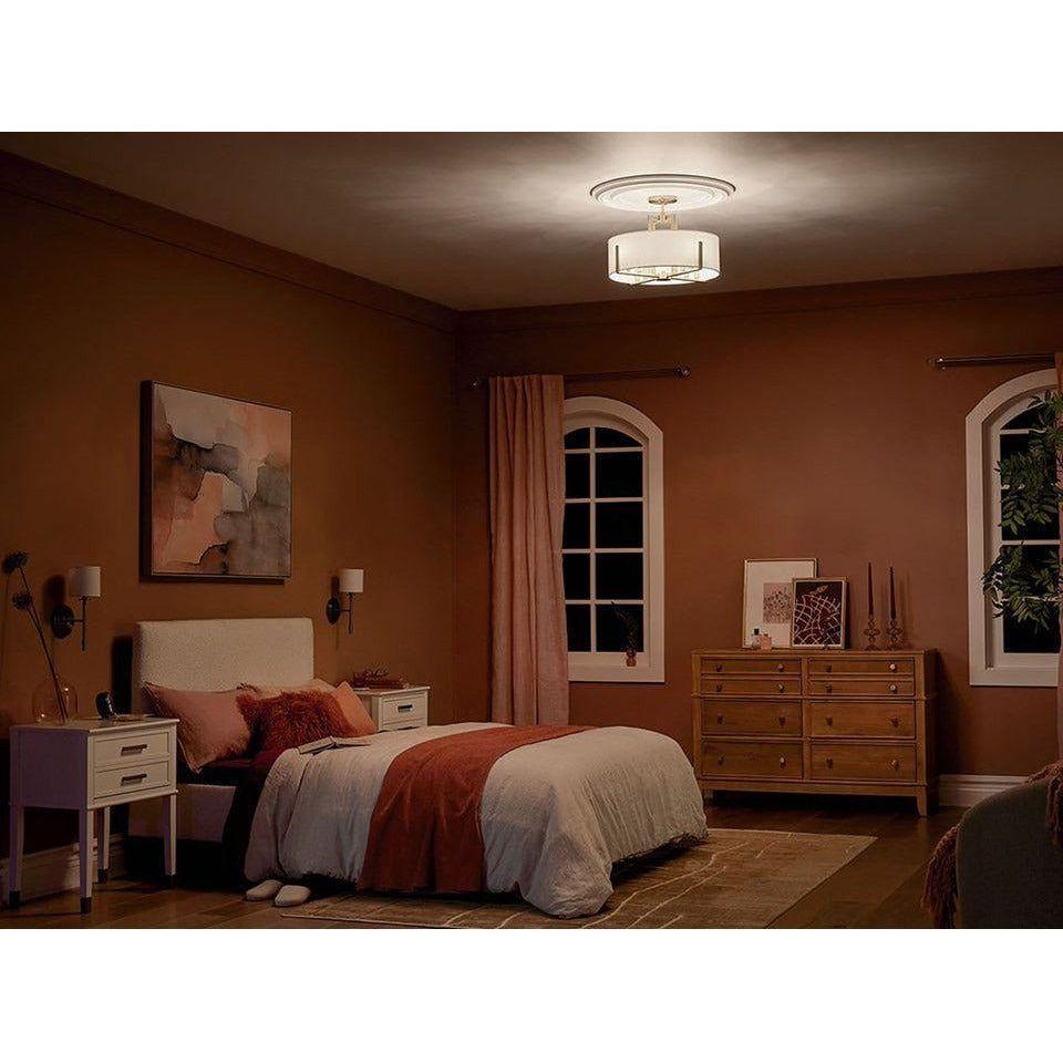 Kichler - Malen 20" 8-Light Semi Flush Mount / Pendant (Convertible) - Lights Canada