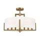 Kichler - Malen 20" 8-Light Semi Flush Mount / Pendant (Convertible) - Lights Canada
