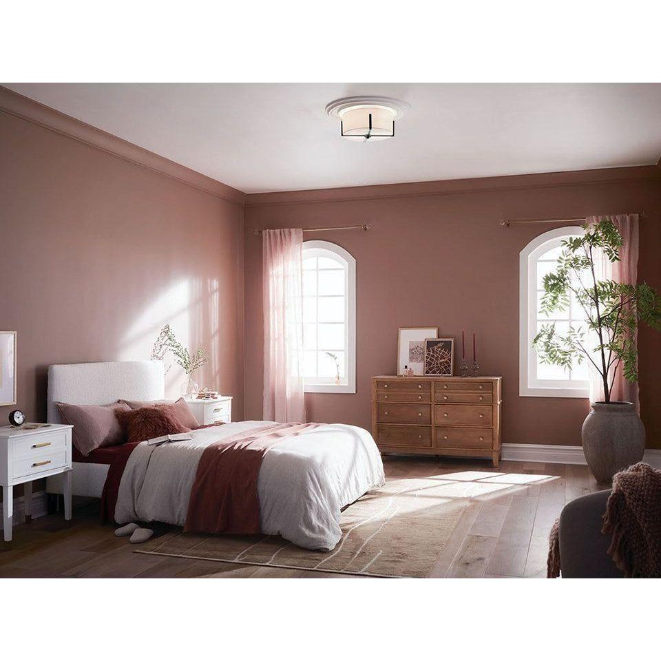 Kichler - Malen 15.5" 2-Light Flush Mount - Lights Canada