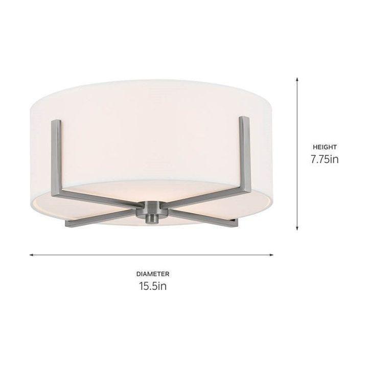 Kichler - Malen 15.5" 2-Light Flush Mount - Lights Canada