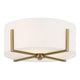 Kichler - Malen 15.5" 2-Light Flush Mount - Lights Canada