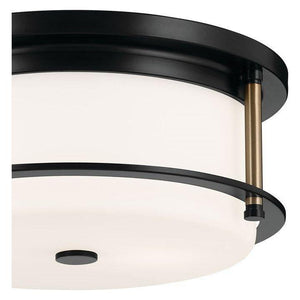 Kichler - Brit 12" 2-Light Flush Mount - Lights Canada