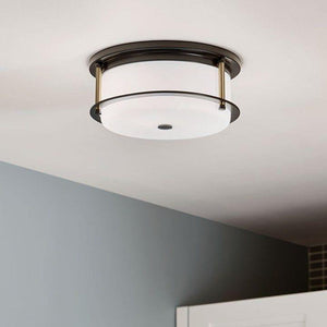 Kichler - Brit 12" 2-Light Flush Mount - Lights Canada