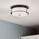 Kichler - Brit 12" 2-Light Flush Mount - Lights Canada