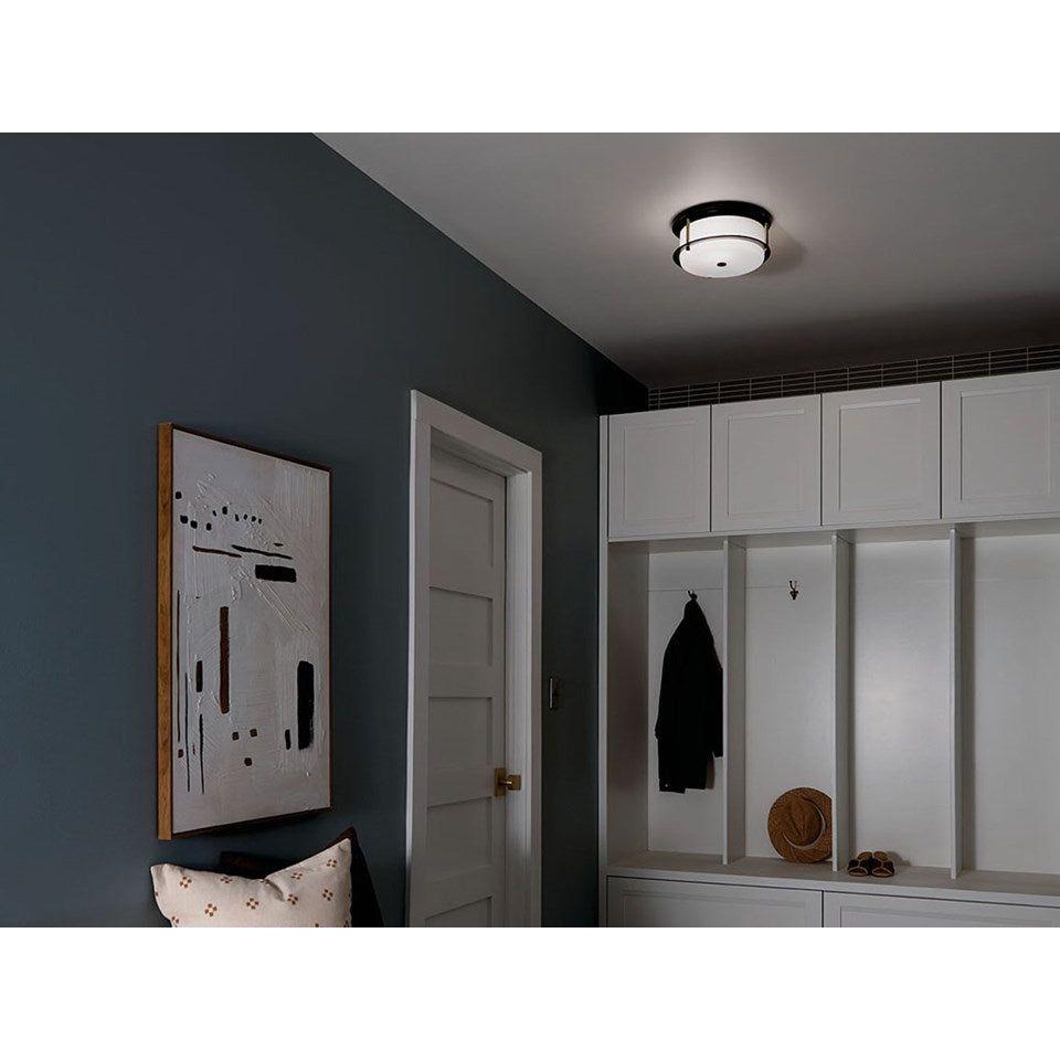 Kichler - Brit 12" 2-Light Flush Mount - Lights Canada