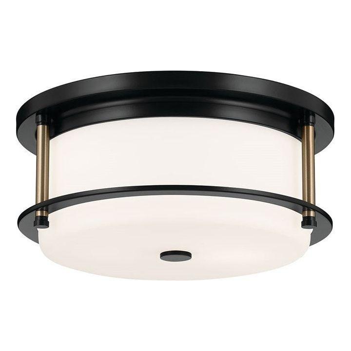 Kichler - Brit 12" 2-Light Flush Mount - Lights Canada