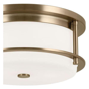 Kichler - Brit 12" 2-Light Flush Mount - Lights Canada