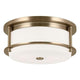 Kichler - Brit 12" 2-Light Flush Mount - Lights Canada