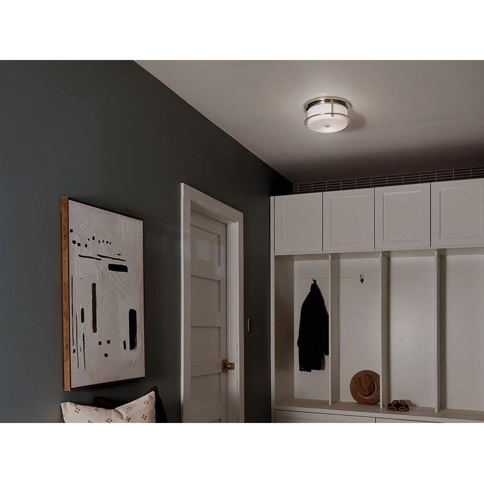 Kichler - Brit 12" 2-Light Flush Mount - Lights Canada