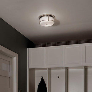 Kichler - Brit 12" 2-Light Flush Mount - Lights Canada