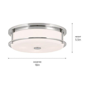 Kichler - Brit 18" 4-Light Flush Mount - Lights Canada