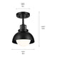Kichler - Niva 11.25" 1-Light Semi Flush Mount / Pendant (Convertible) - Lights Canada