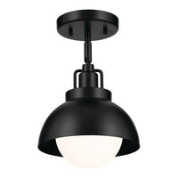 Niva 11.25" 1-Light Semi Flush Mount / Pendant (Convertible)