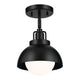 Kichler - Niva 11.25" 1-Light Semi Flush Mount / Pendant (Convertible) - Lights Canada