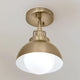 Kichler - Niva 11.25" 1-Light Semi Flush Mount / Pendant (Convertible) - Lights Canada