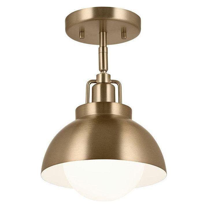 Kichler - Niva 11.25" 1-Light Semi Flush Mount / Pendant (Convertible) - Lights Canada