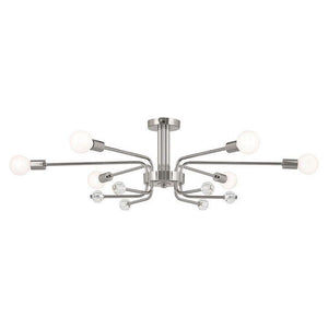 Kichler - Ocala 41.25" 6-Light Flush Mount - Lights Canada