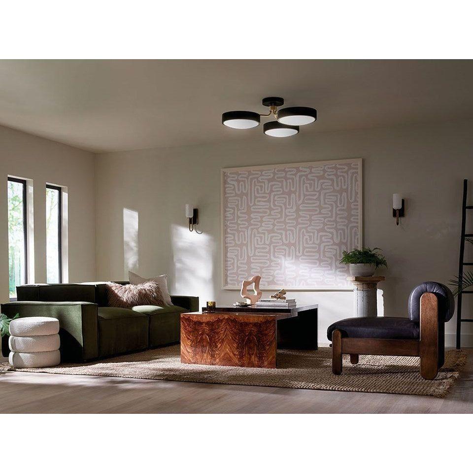 Kichler - Sago 40" 3-Light Semi Flush Mount - Lights Canada