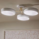 Kichler - Sago 40" 3-Light Semi Flush Mount - Lights Canada