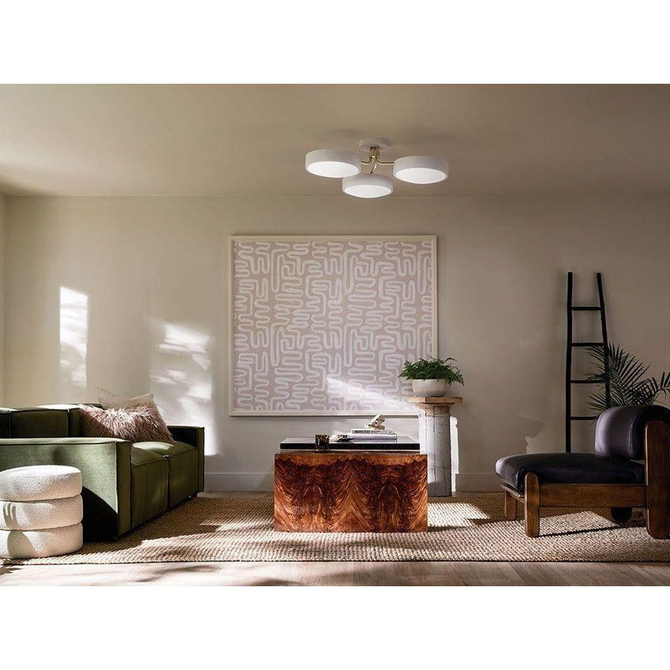 Kichler - Sago 40" 3-Light Semi Flush Mount - Lights Canada