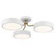 Kichler - Sago 40" 3-Light Semi Flush Mount - Lights Canada