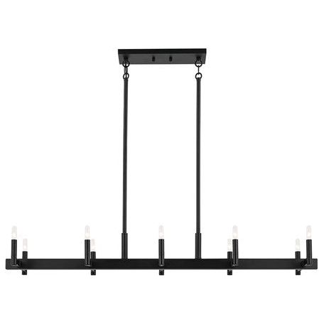 Erzo 50" 10-Light Linear Chandelier