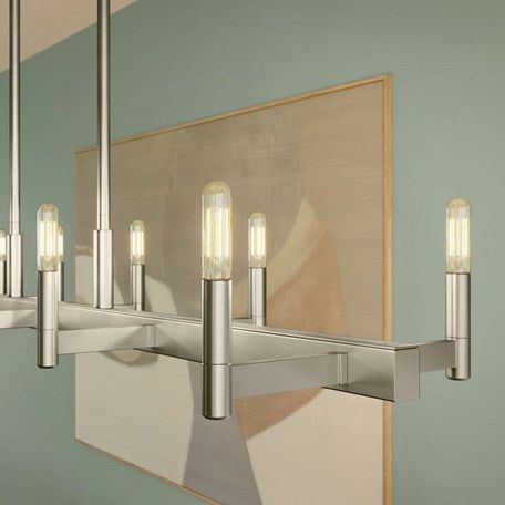 Erzo 50" 10-Light Linear Chandelier