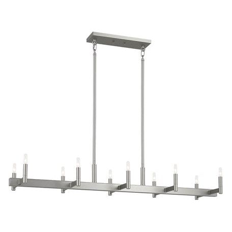 Erzo 50" 10-Light Linear Chandelier